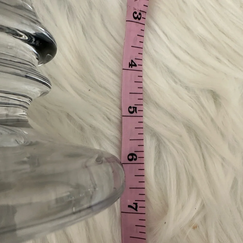 Elegant Glass Candle Holders - Set of 3